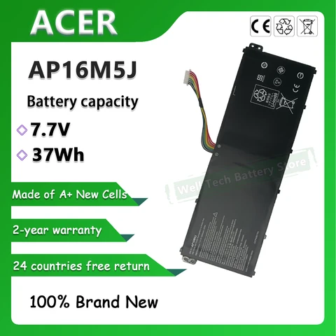 4CELLS AP16M5J Аккумулятор для ноутбука Acer Aspire 1,3 A315-21 A315-51
