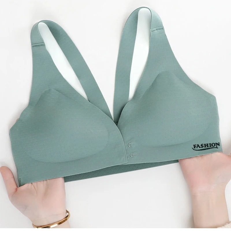 Bras For Women Front Buckle New Lce Silk Bra Sexy Deep U Cup Bras For Women Push Up No Rims Pure Lust Beautiful Back Push Up Bra