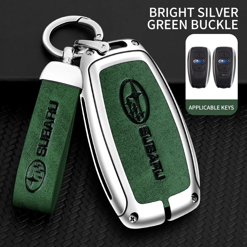 

Автомобильный чехол для ключей из цинкового сплава, сумка для Subaru Brz Wrx Xv Ascent Forester Outback Impreza Legacy, металлический чехол для ключей автомобиля, автоаксессуары