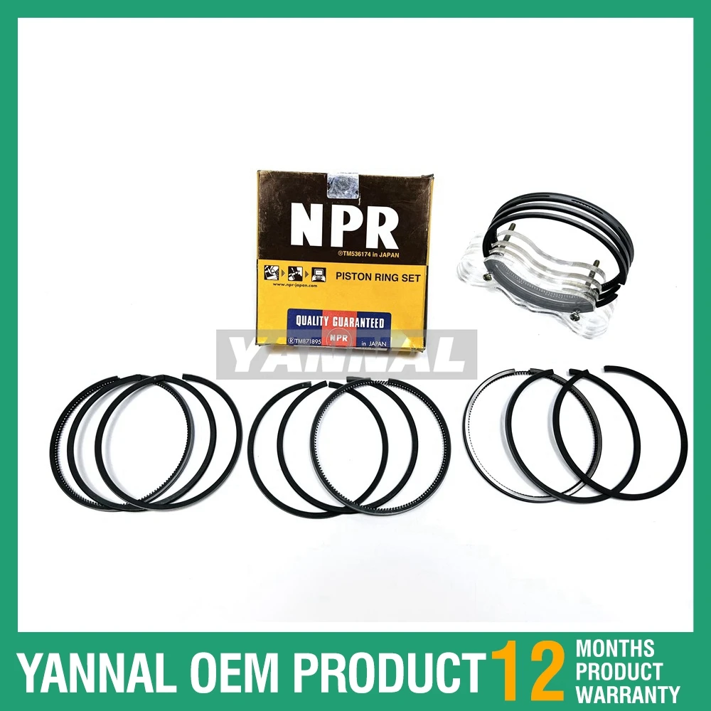 

4BE1 поршневое кольцо 8-94418918-0 для комплекта для восстановления двигателя Isuzu