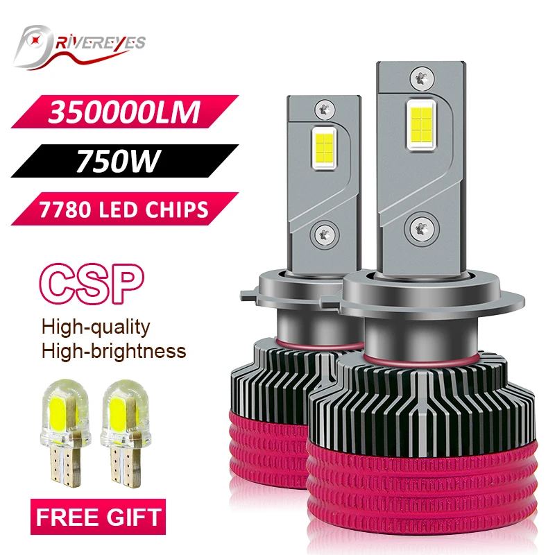 

2 шт., автомобильные лампы H4 CANBUS 750 лм H11