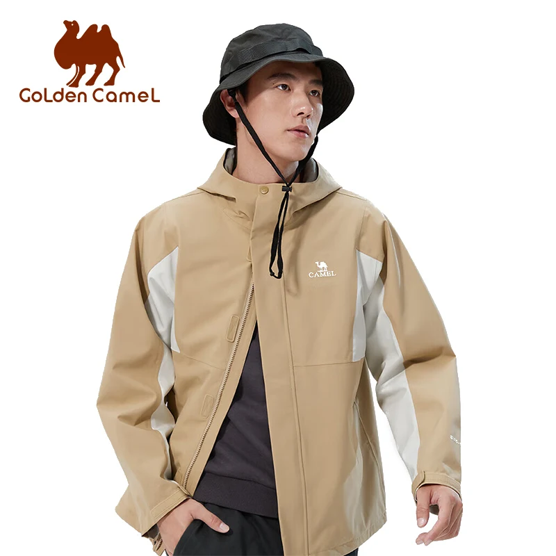 

Golden Camel Single Layer Hiking Jackets 2022 Outdoor Men's Winter Jacket Softshell Windbreaker Waterproof Men's Coat Camping