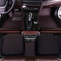 leather car floor mats carpet for chevrolet camaro 2016 2017 2018 2019 interior rugs foot pads accessories