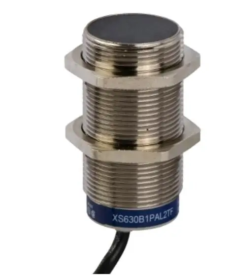 Индуктивные датчики приближения XS630B1PAL2 XS, индуктивный датчик XS6 M30, L62 мм, латунь, sn15мм, 12...48 В постоянного тока, кабель 2 м