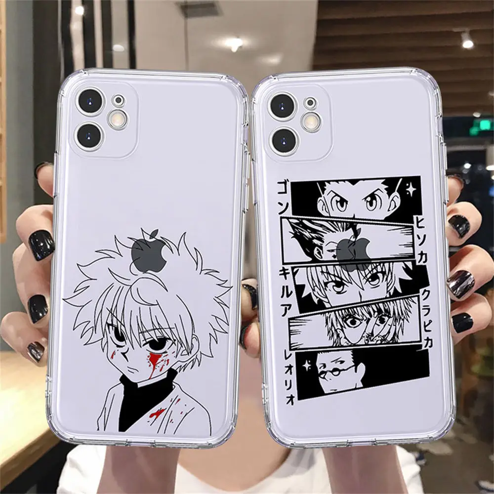 Матовый Силиконовый чехол Hunter X Для iPhone 11 12 13 Pro XR XS MAX SE 2020 7 8 Plus HXH прозрачный мягкий