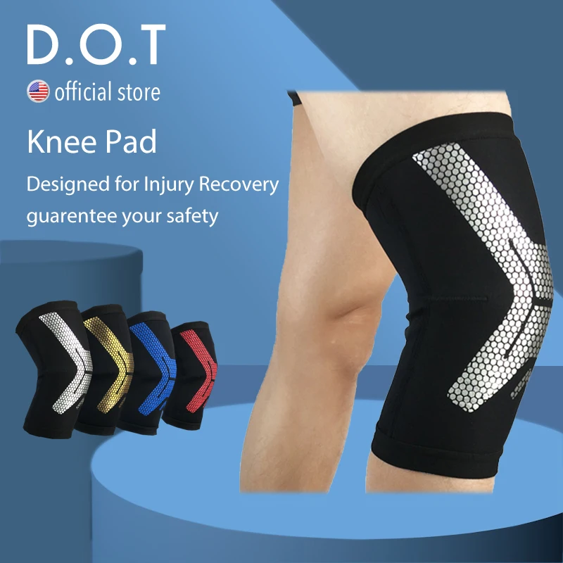 

1pc Knee Support Knee Pad For Jogging Compression Sport Gym Fitness Powerlifting Volleyball Basketball Pads Crossfit Kneepad