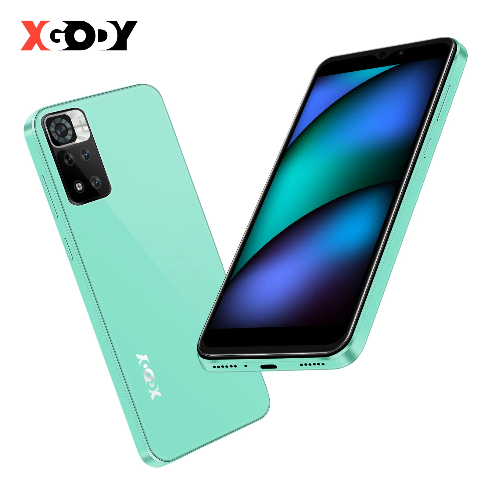 

XGODY Smart Face ID 4G Mobile Phone Android 9.0 6 Inch MTK6737 Quad Core 1GB RAM 8GB ROM Dual SIM Card 5MP Camera LTE Smartphone