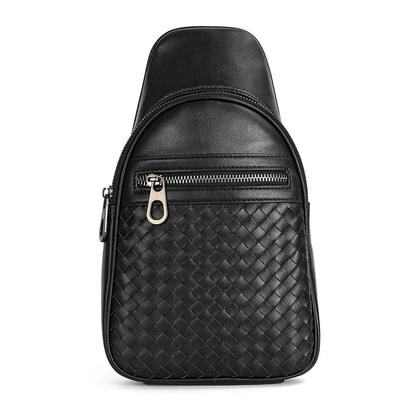 Новая НагрудНая Из Плетеной ВолоВьей Кожи Через Плечо Для Деловых Поездок Модная