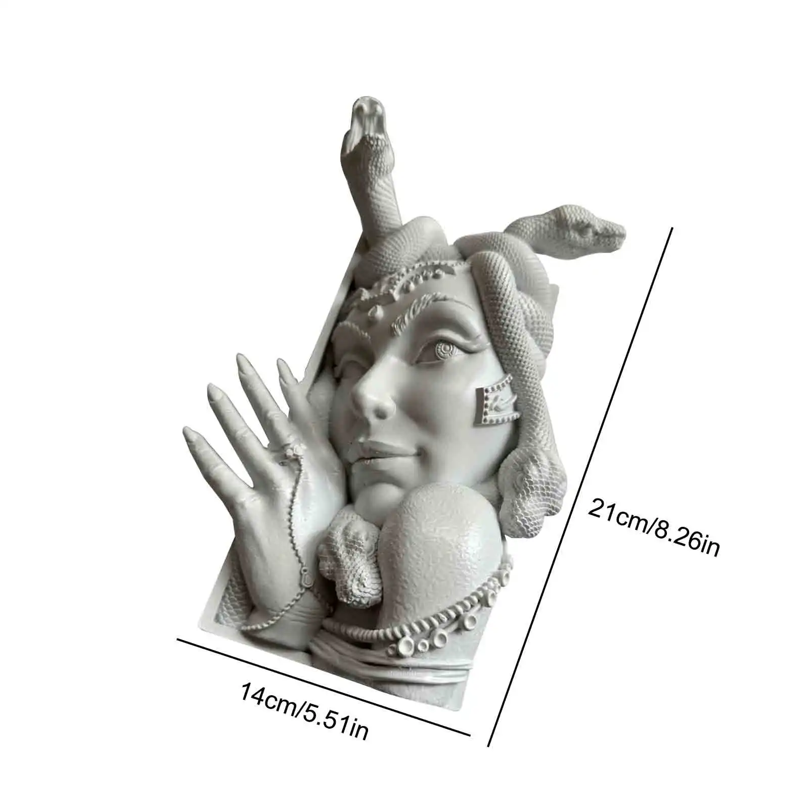 Белая Смола Медуза Форзац Фэнтези Тематический Орнамент Годности