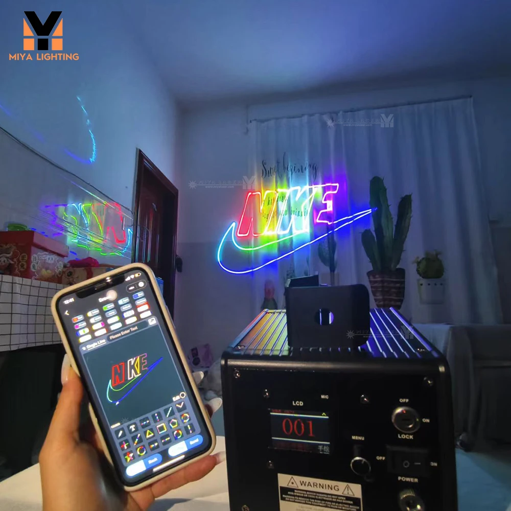 LaserCube Bluetooth app control Series | Android &amp ios Мини портативный Батарея Редактирование текста