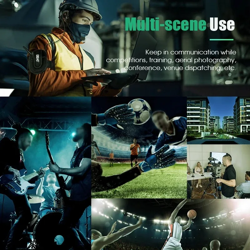 Bluetooth-гарнитура для судьи по футболу 4 пользователя