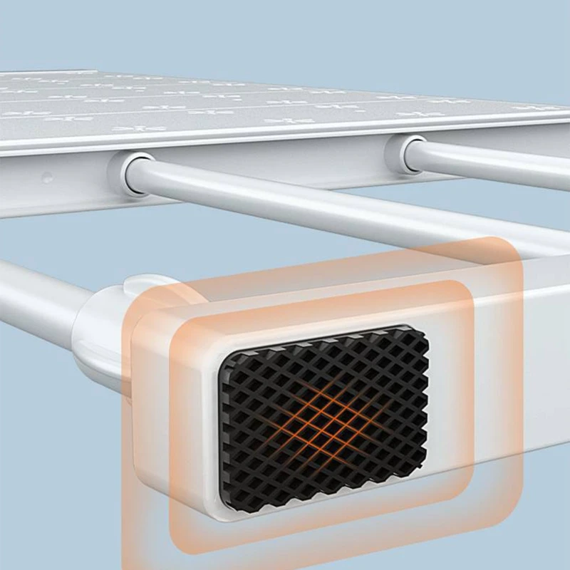 Белый расширяемый разделитель без отверстий