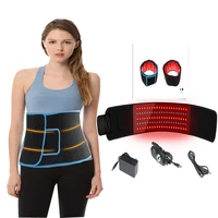 advasun led light therapy belt 850nm 660nm back pain relief wrap weight loss slimming machine waist heat pad massager sleeping