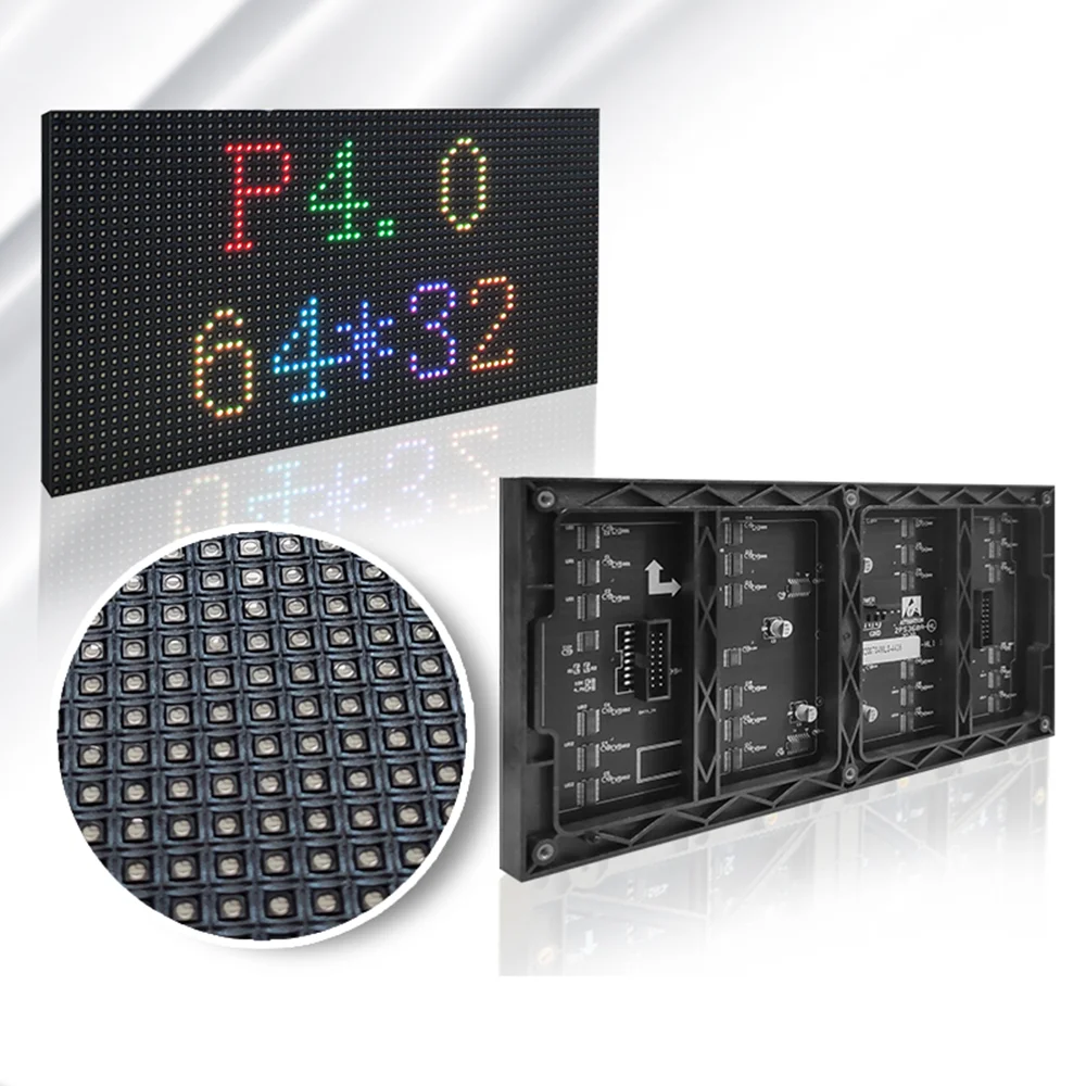 Внутренний 256*128 мм 64*32 пикселей 1/16 сканирование 3 в 1 SMD2121 RGB Полноцветный P4