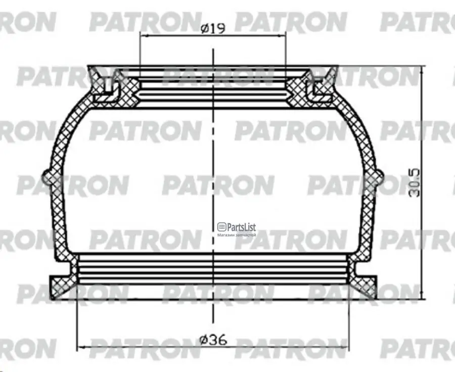 PSE6400 Пыльник Шаровой Опоры Honda Acura Patron Арт Pse6400 | PATRON
