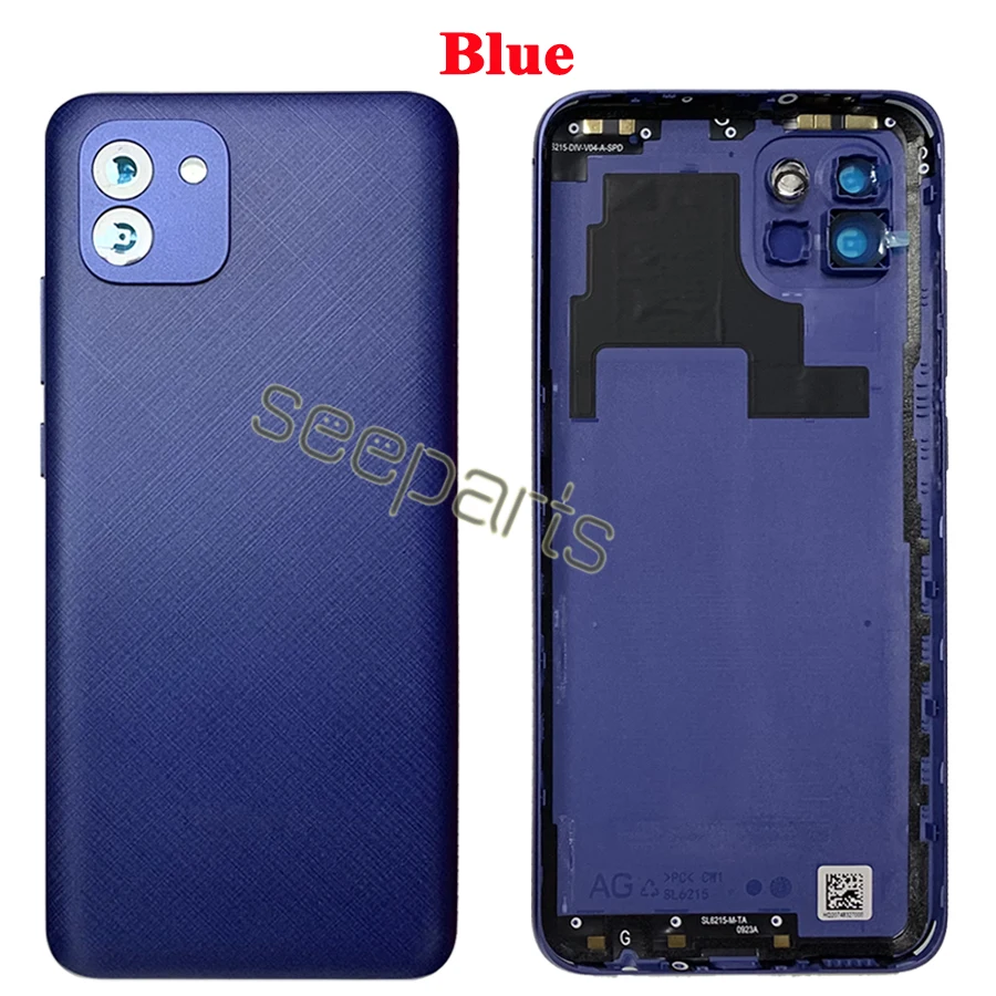 Задняя крышка батарейного отсека для Samsung Galaxy A03 запасные части A035F A035F/DS Крышка