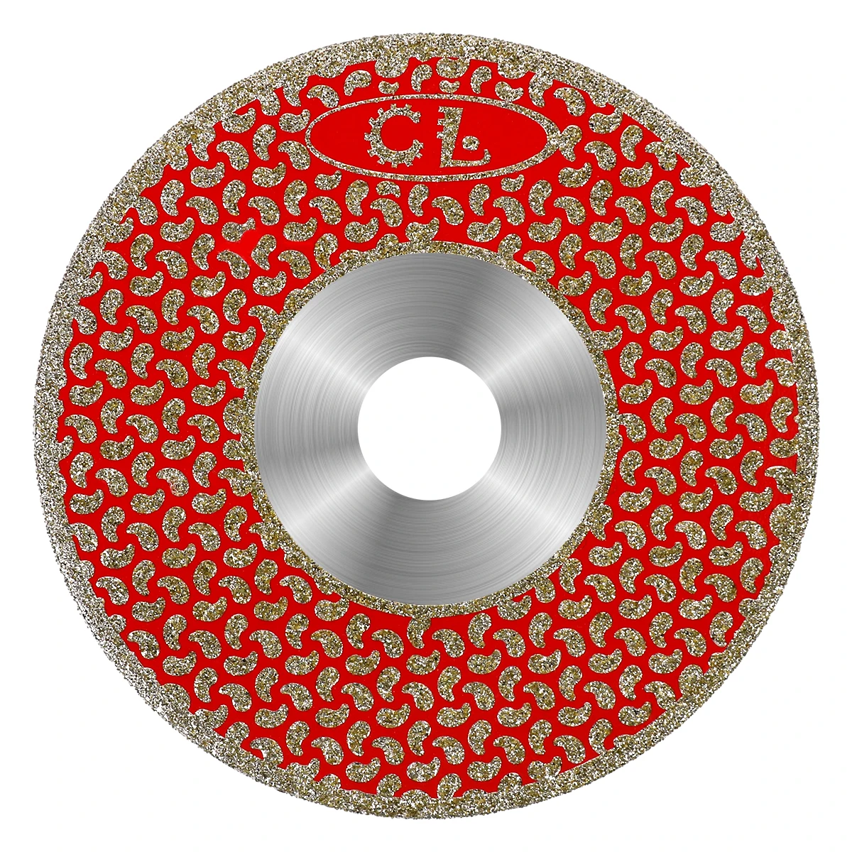 

125mm Electroplated Diamond Cutting Disc Wheel Grinding Saw Blade Both Sides Coated Galvanized For Marble Granite Ceramic Tile