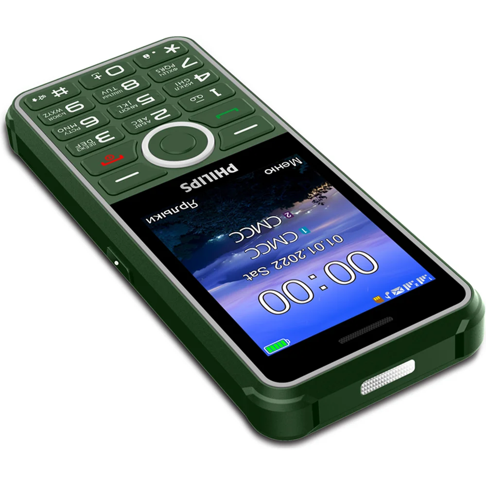 Мобильный телефон Philips Xenium E2301 Green | AliExpress