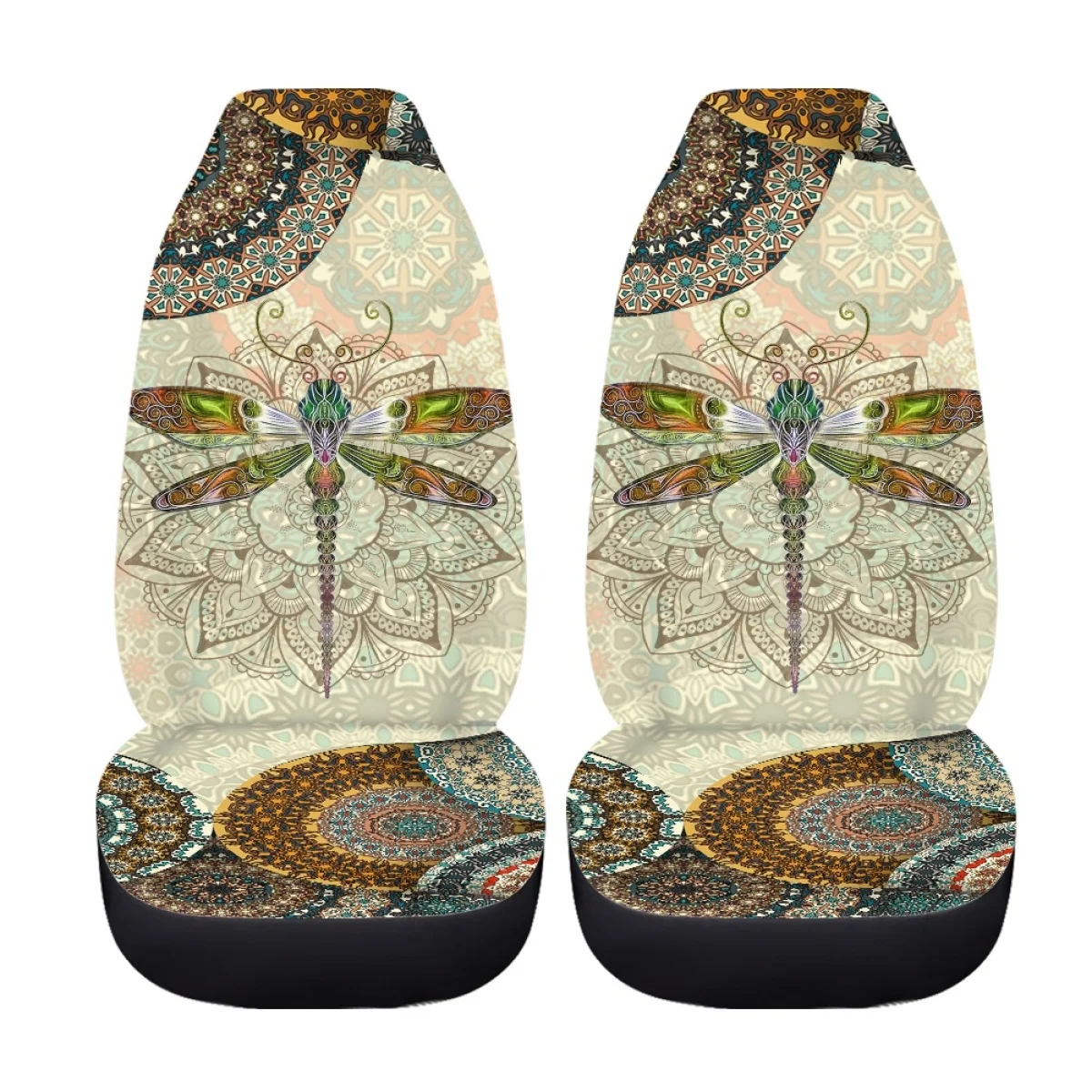 Чехол на сиденье автомобиля в этническом стиле с узором мандалы запчасти для