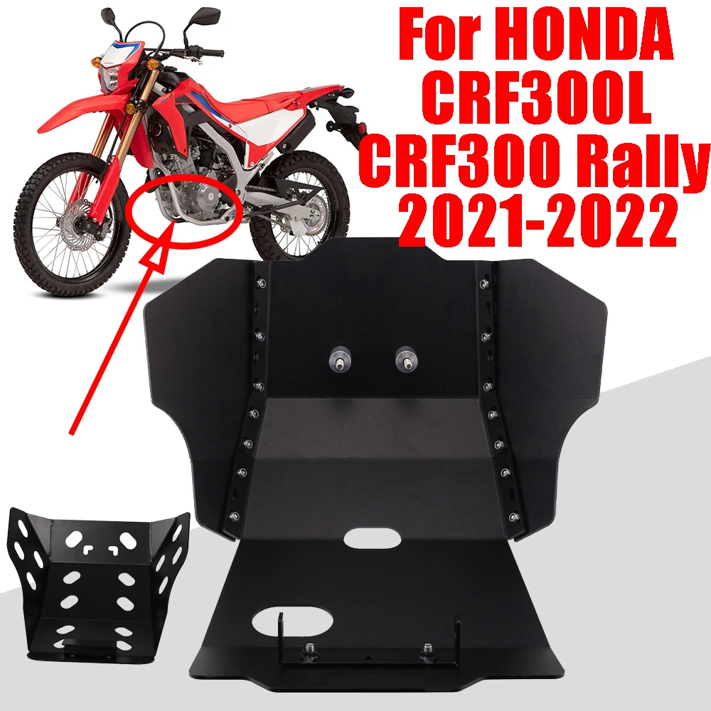 For HONDA CRF300L CRF300 Rally CRF 300 L CRF 300L Motorcycle Accessories Engine Chassis Guard Under Protection Cover Skid Plate