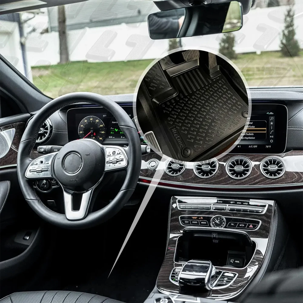 Автомобильный 3D напольный коврик для Fiat Linea 2007-2021 водонепроницаемый специальный