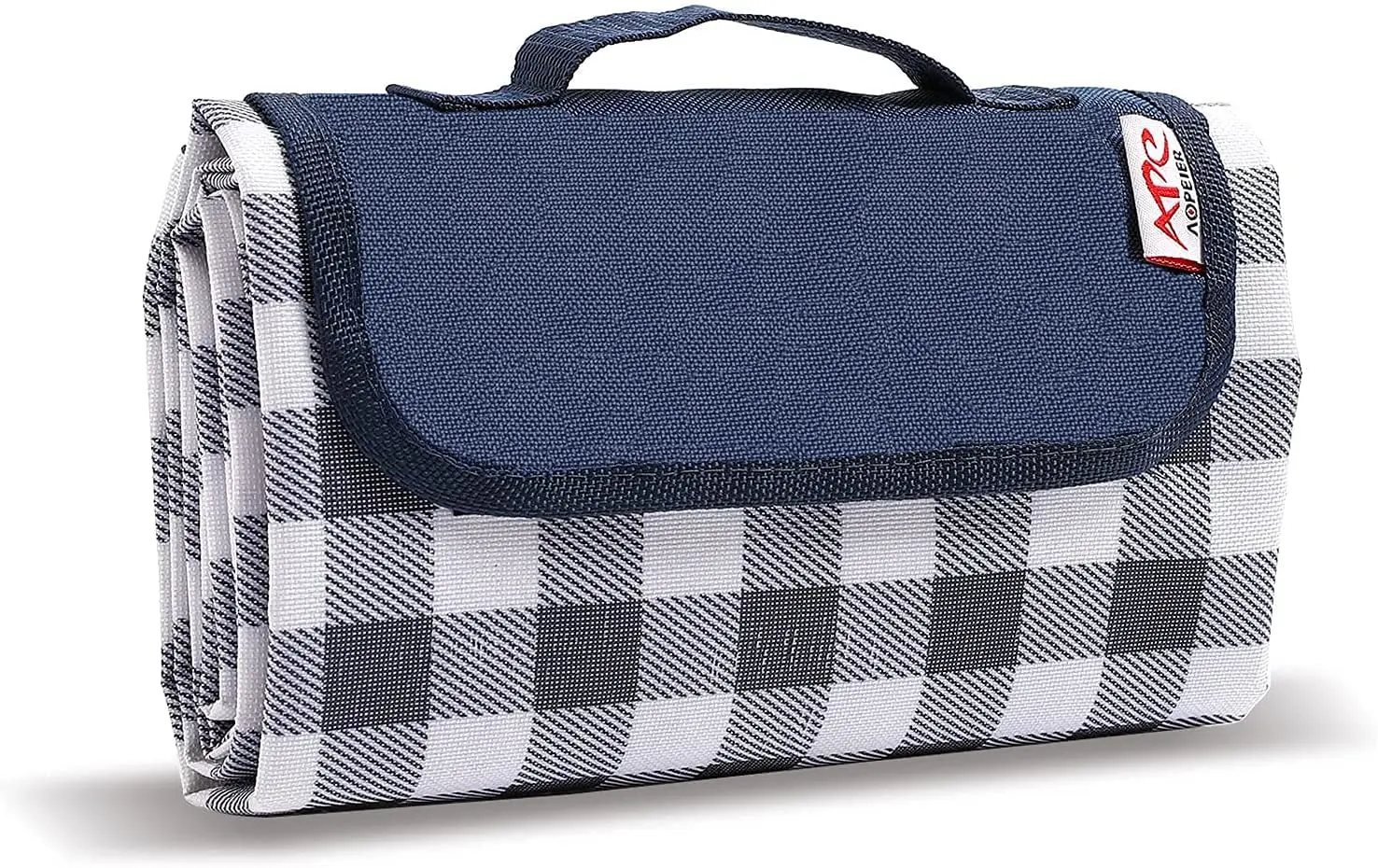 

Picnic Blanket, Foldable Outdoor Beach Blanket, Waterproof, Sand proof, Machine Washable, Slip Resistant With With Carrying Hand