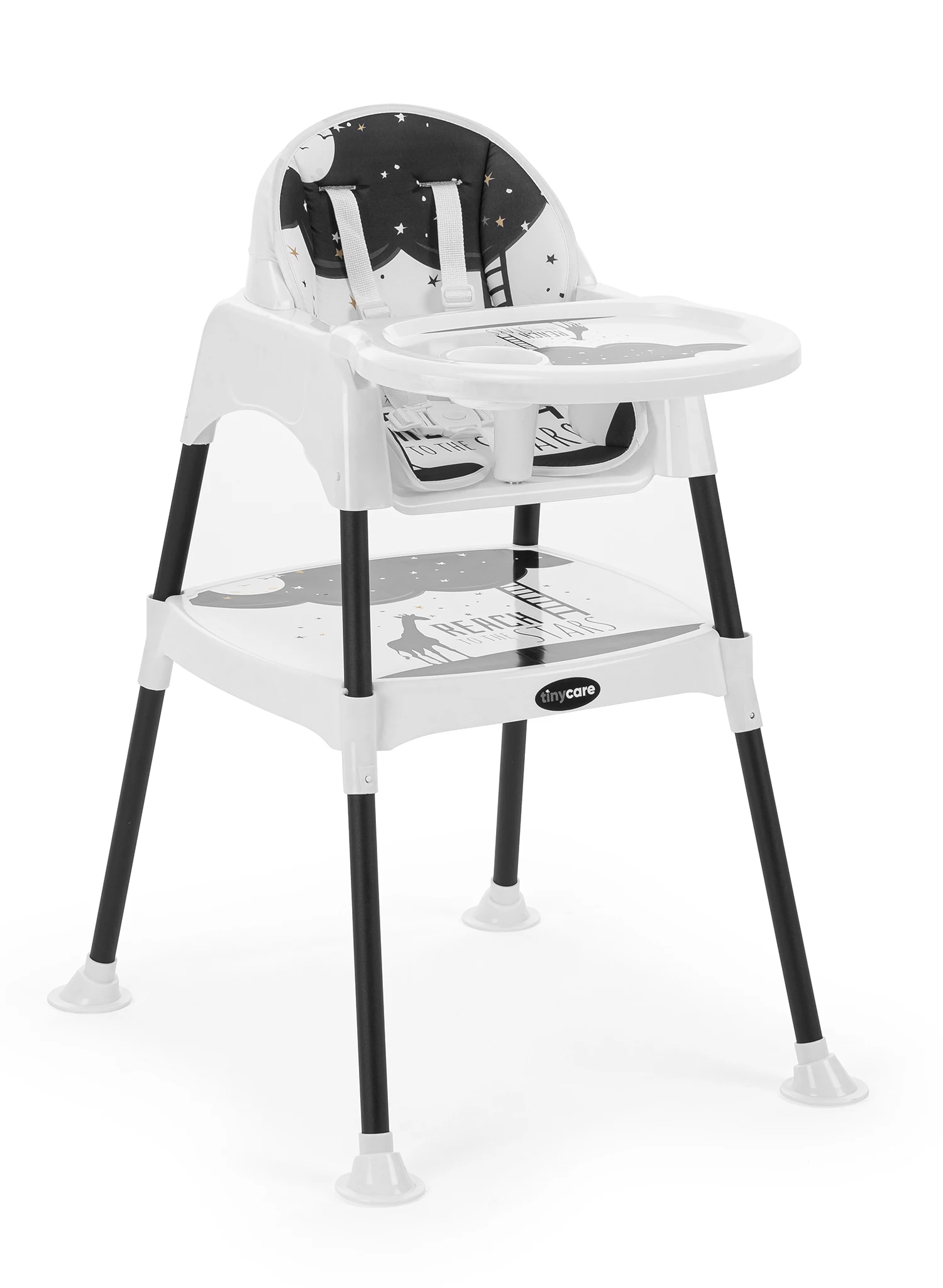 Printed portable highchair with cover with TinyCare work table