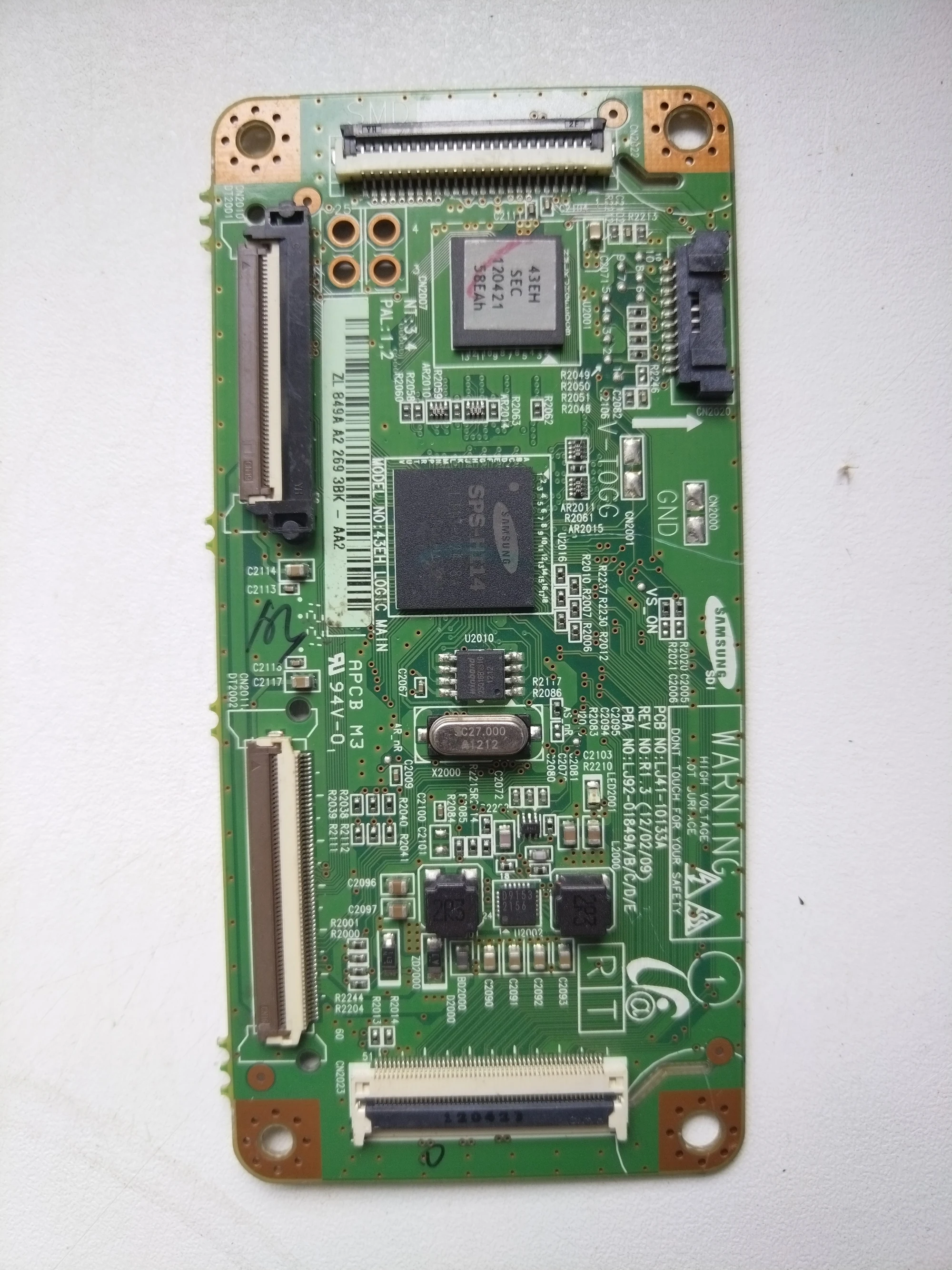 LOGIC LJ41-10133A (LJ92-01849A) Samsung PS43E490B2W PS43E450A1W