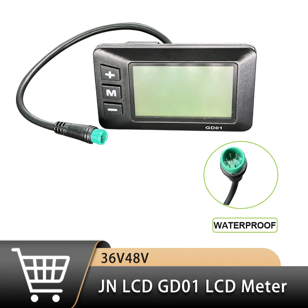 Jn Lcd Gd01 Meter, Bicycle Lithium Battery Modification Accessories 36v48v Waterproof Plug