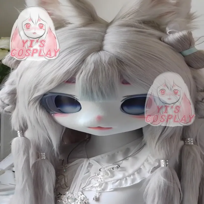 Кигуруми с пушистой головой для косплея Yis сделанная на заказ