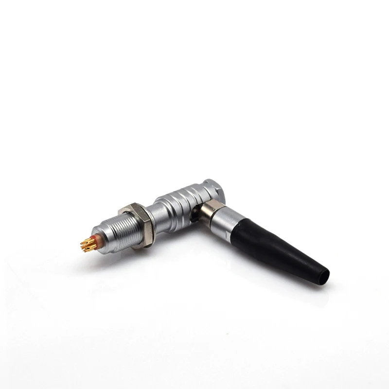 

B style 00 FHG EGG 2 3 4 5 Pin Mini 90 Degree Push Pull Connector
