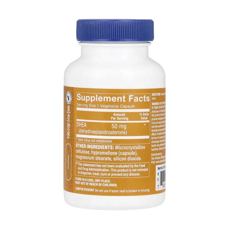 The Vitamin Shoppe, ДГЭА, 50 мг, 120 растительных капсул