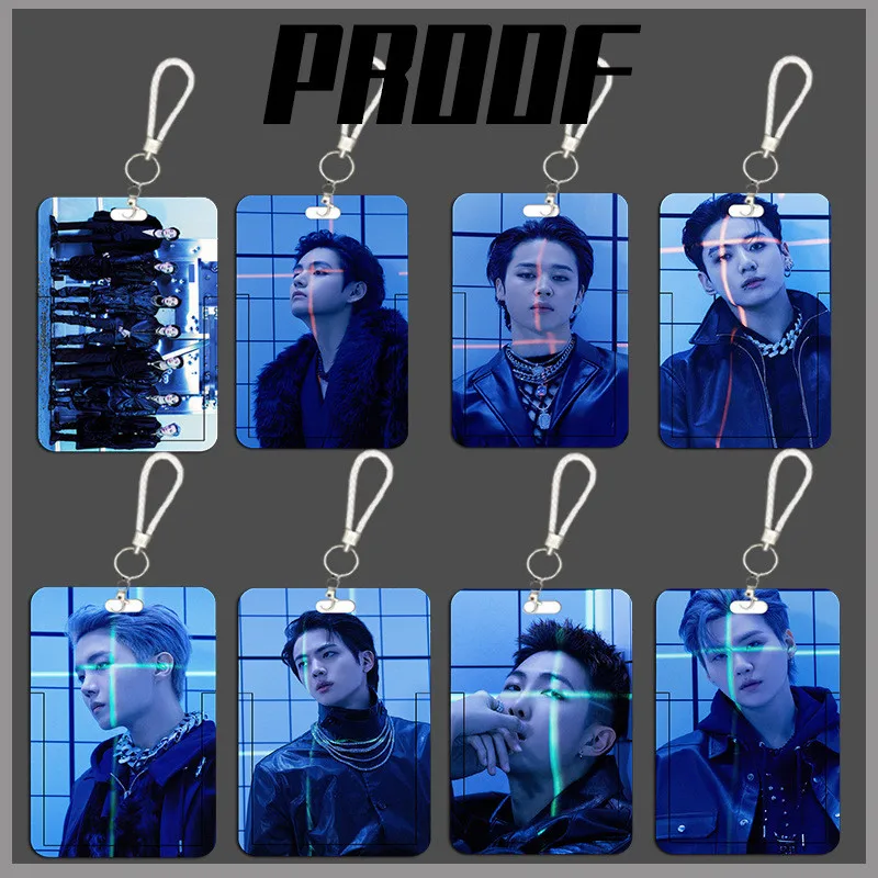 

KPOP Bangtan Boys New Album PROOF Bus Card Cover Photocard Clip JIMIN JUNGKOOK SUGA JIN J-HOPE Tae Hyung Fans Collection Gift