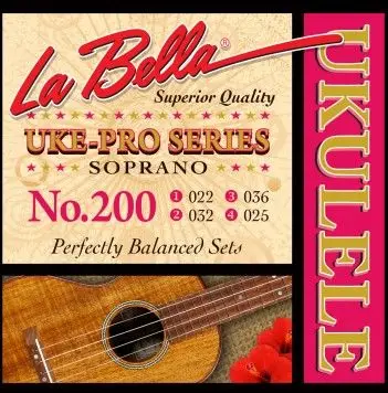 Uke-Pro Комплект струн для укулеле сопрано La Bella 200 |