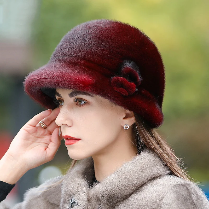 Женская зимняя шапка модель 2022 дюйма раньше Классическая Роскошная в русском