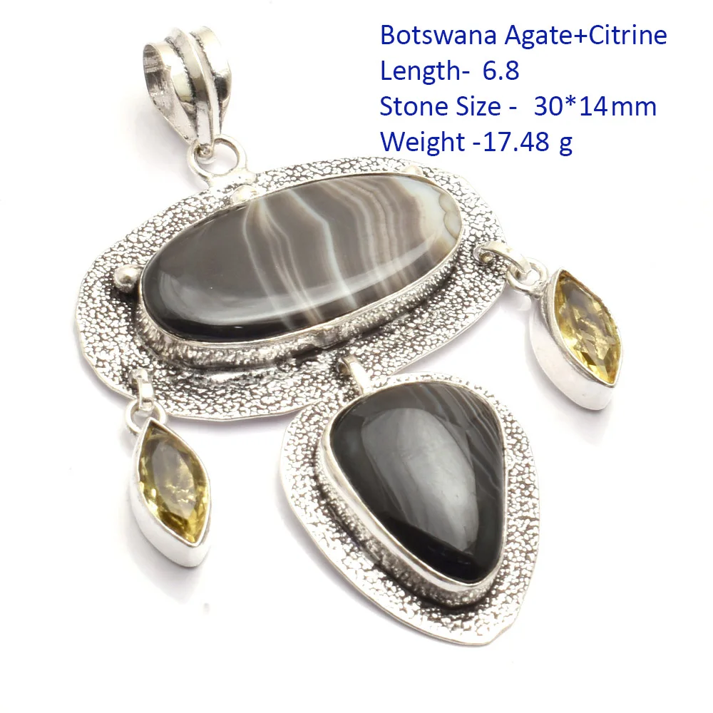 

Подлинный Ларимар лабрадорит, далматинский дентрит, опал, апатит, бронзит, розовый кварц, агат, подвеска из серебра, верхний слой меди