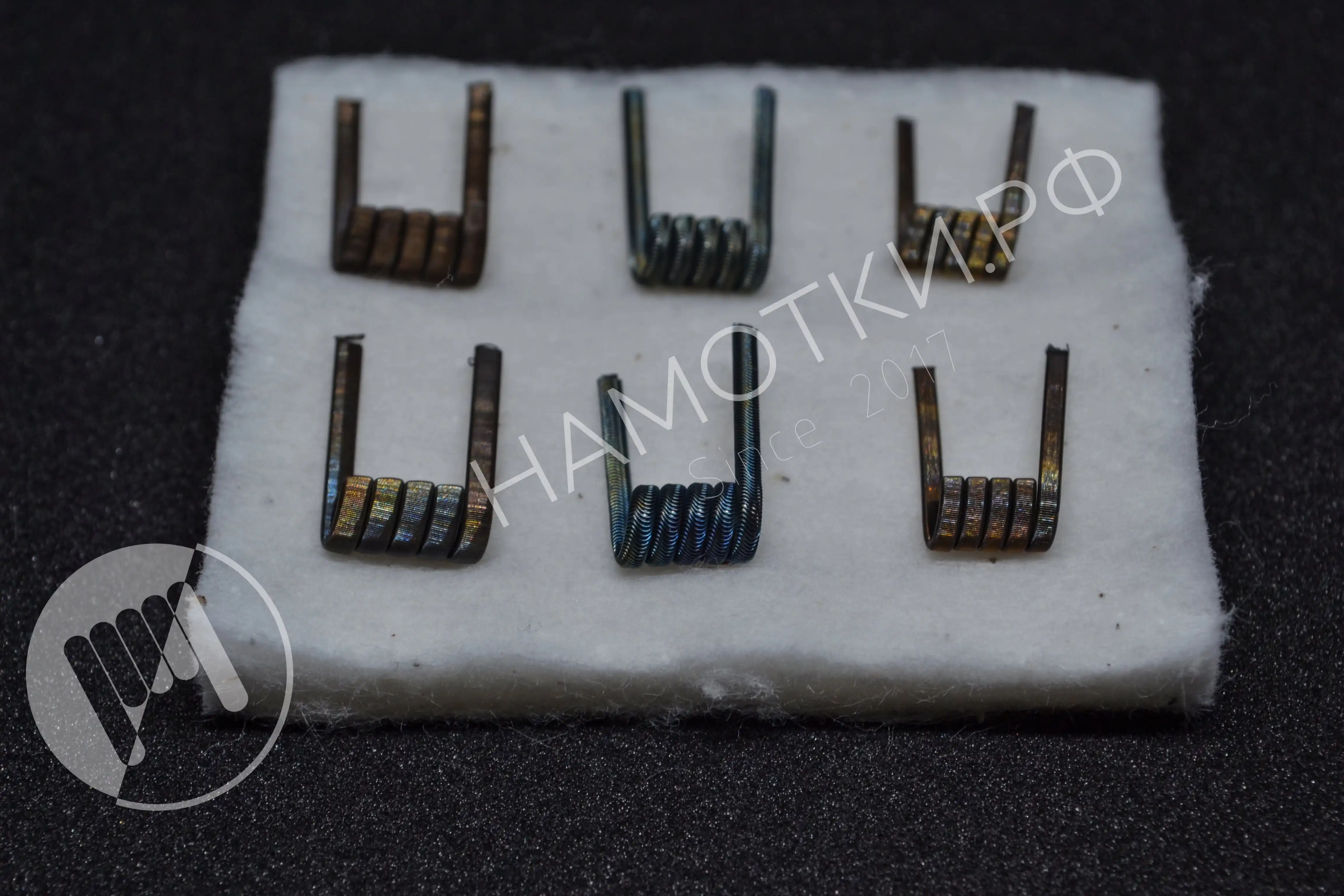 Набор койлов ручной работы - Medium намотка на плату (6 шт.) |