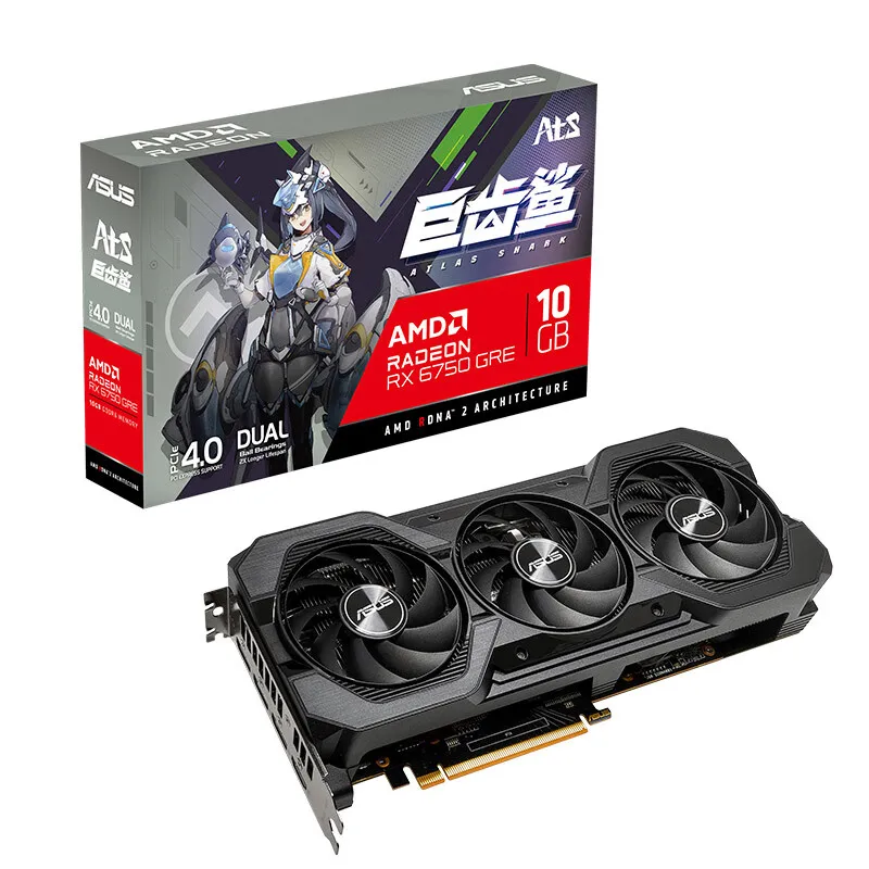 Оригинальная AMD RX 6750GRE 7700XT игровая дискретная видеокарта для настольного ПК