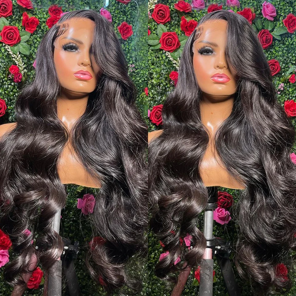 

32 34inch Body Wave Lace Front Human Hair Wigs 150% Pre Plucked With Baby Hair Remy Lace Wig 13X4 Lace Frontal Wigs For Women
