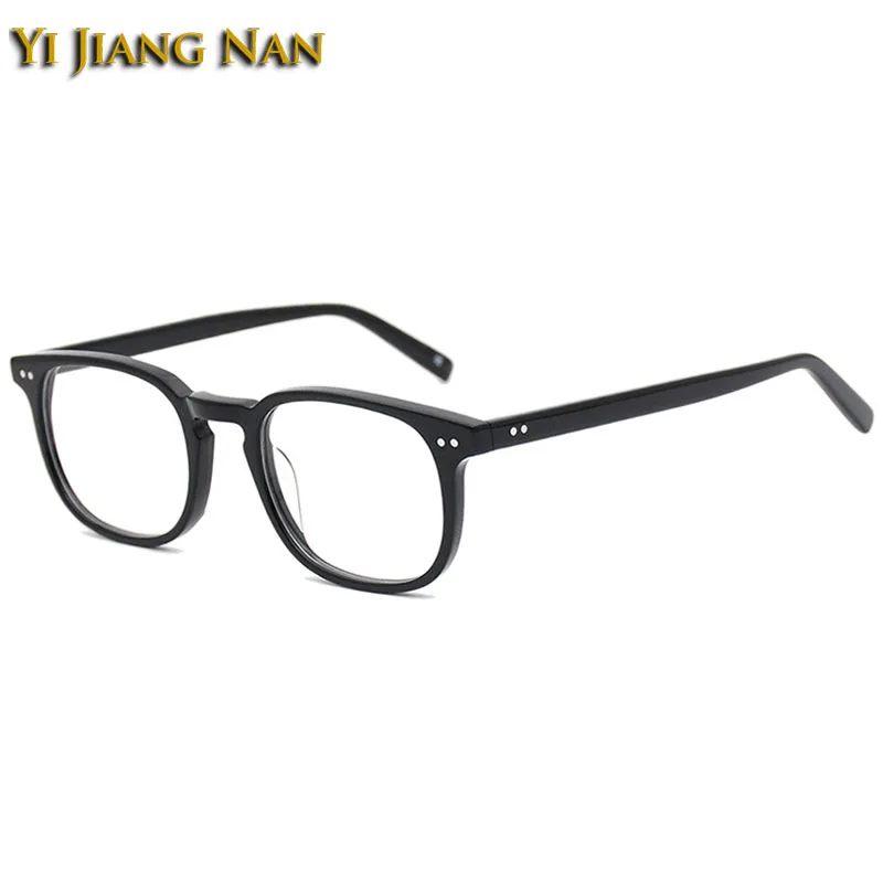 

Men Top Quality Acetate Eyewear Optical Women Fashion Prescription Glasses Frame Eyeglasses Big Bridge Long Temple Spectacles