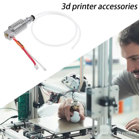 Металлический комплект Hotend с J-образной головкой V5, Экструдер, Нагревательный блок V5, Детали для 3D-принтера Anycubic I3 Mega, нить накала 1,75 мм