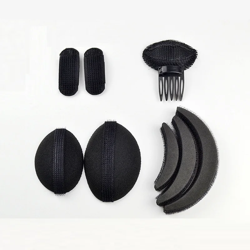 Невидимая пушистая губчатая Накладка для волос подушка пучка Увеличивающая