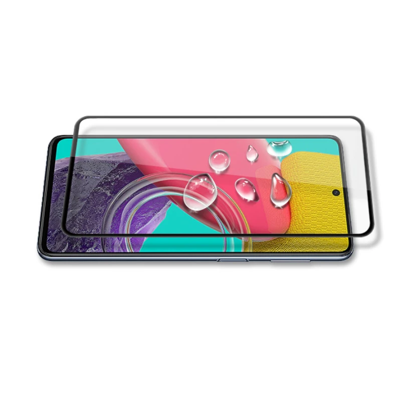 1/3/5 шт 9D Защитное Стекло Для Samsung Galaxy A81 A72 A71 A52 A51 A41 A32 A31 A21 A12 A11 A50S A30S A20S A10S M12 Черная