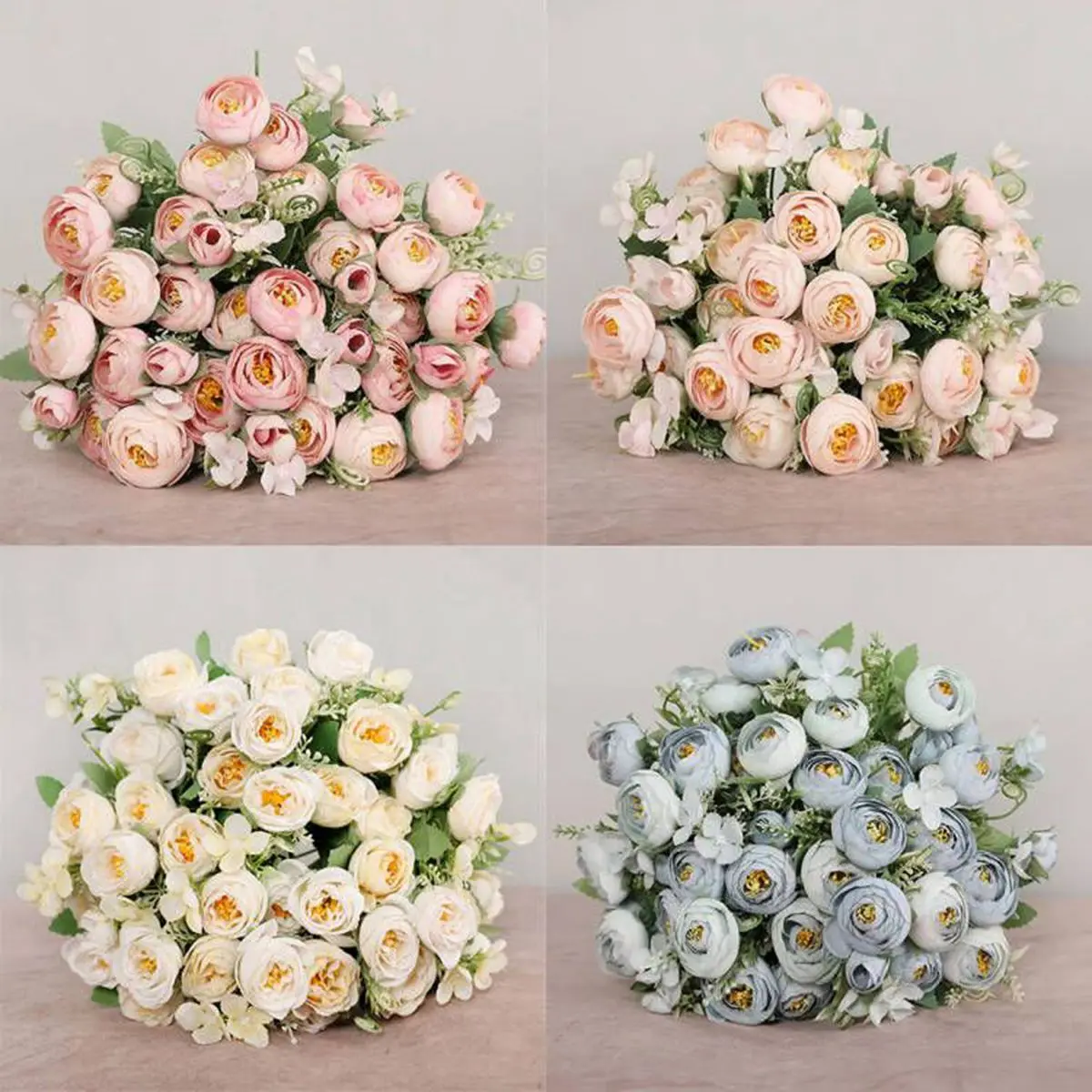 Букет пионов искусственные цветы красочная Роза искусственное украшение для