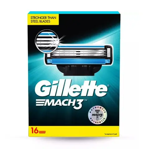 Бритвенные кассеты Gillette Mach3 16 шт