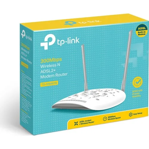 

TP-Link router Modem Wifi TD-W8961N 300Mbps English Firmware wireless ADSL2 + 2 x5dbi antenna WPS