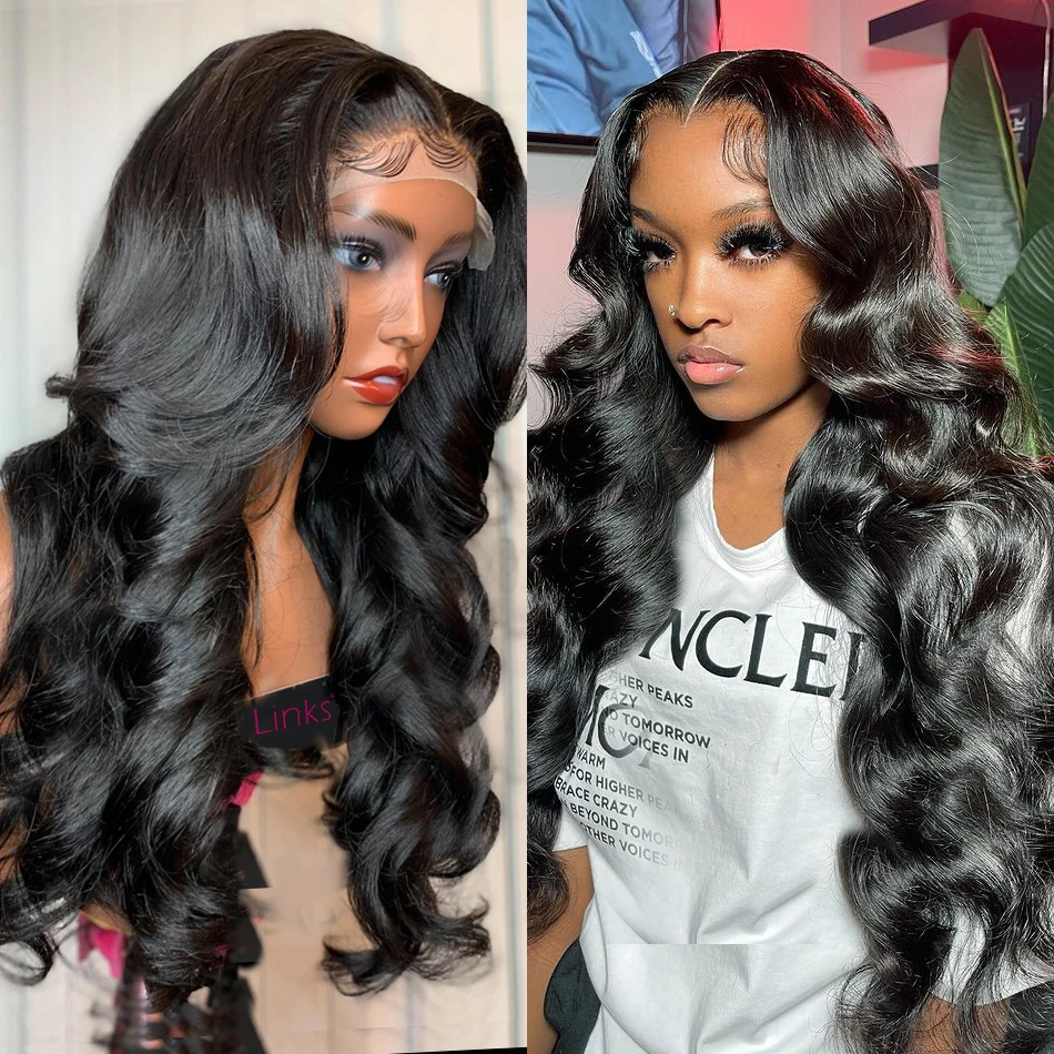 Звеньевая волна плетеная 13x 6 кружевные передние вьющиеся человеческие волосы