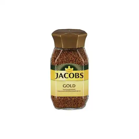 Растворимый кофе  Якобс Монарх Голд растворимый Jacobs Monarch Gold 190 г (стеклянная банка)