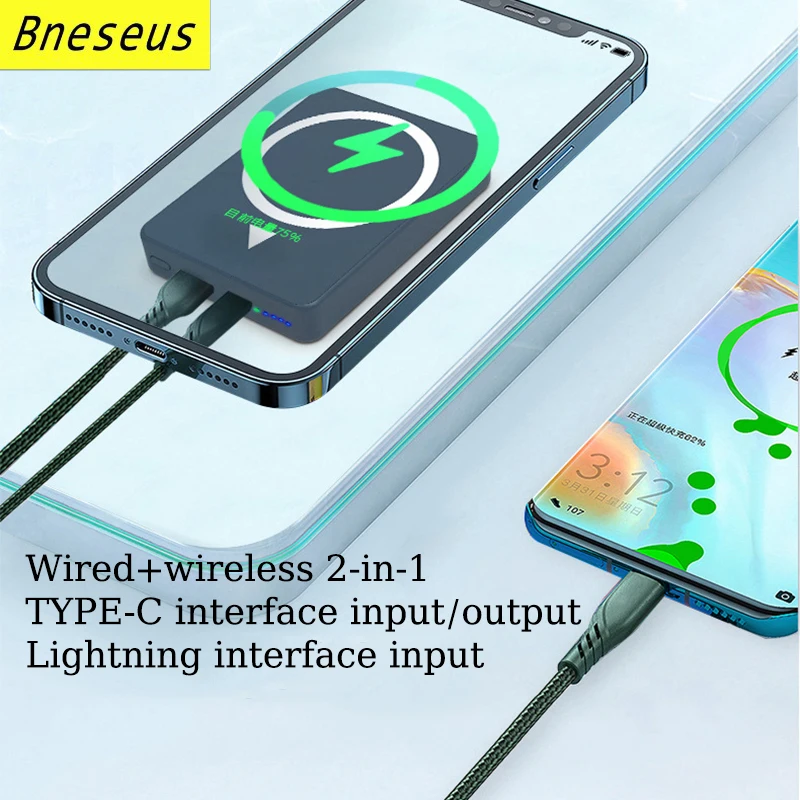 Mini Magnetic Wireless Power Bank External Auxiliary Battery Pack Macsafe Apple Charger For iPhone 12 13 14 Portable Powerbank