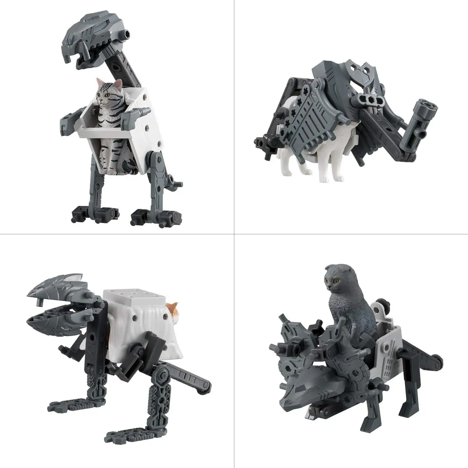 Пластиковая модель Nekobusou 3 Medium (КОРОБКА) с цветовой маркировкой